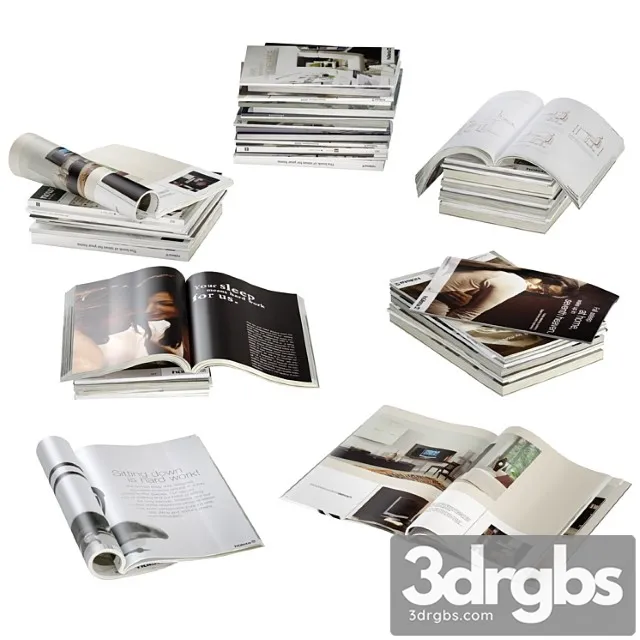 Magazines 3D Model Download