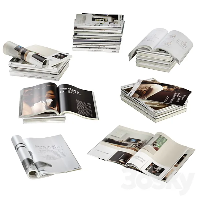 Magazines 3DModel Magazines 3DModel