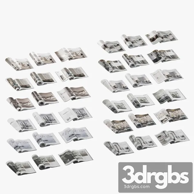 Magazines Rolled 3D Model Download