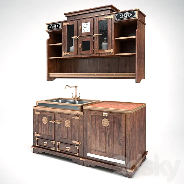 Maggi Massimo _ Kitchen art. 491_495 3D Model