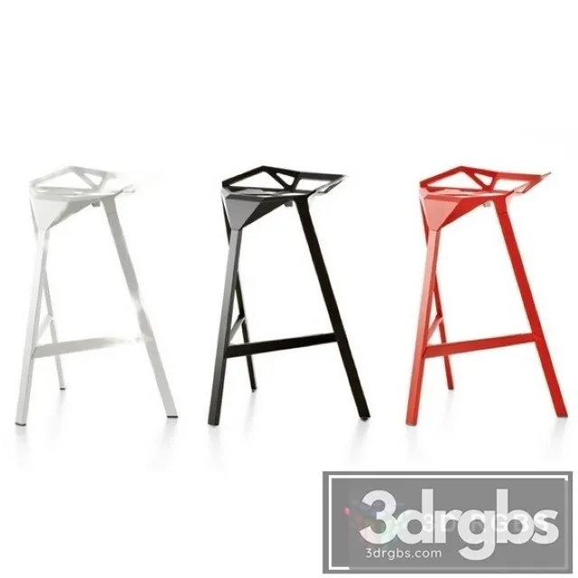 Magis Stool One Chair 3D Model Download Magis Stool One Chair 3D Model Download