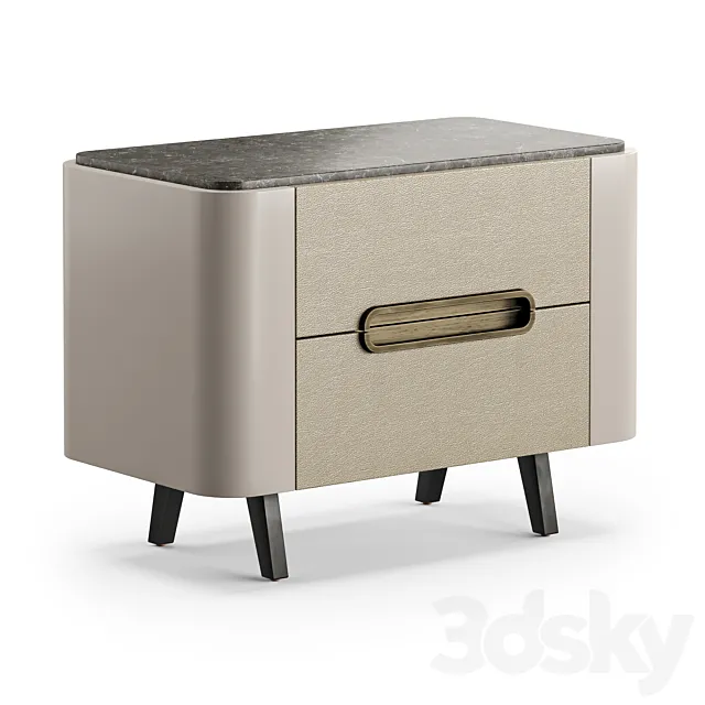 Magni Home Collection Joanna Nightstand 3D Model Magni Home Collection Joanna Nightstand 3D Model