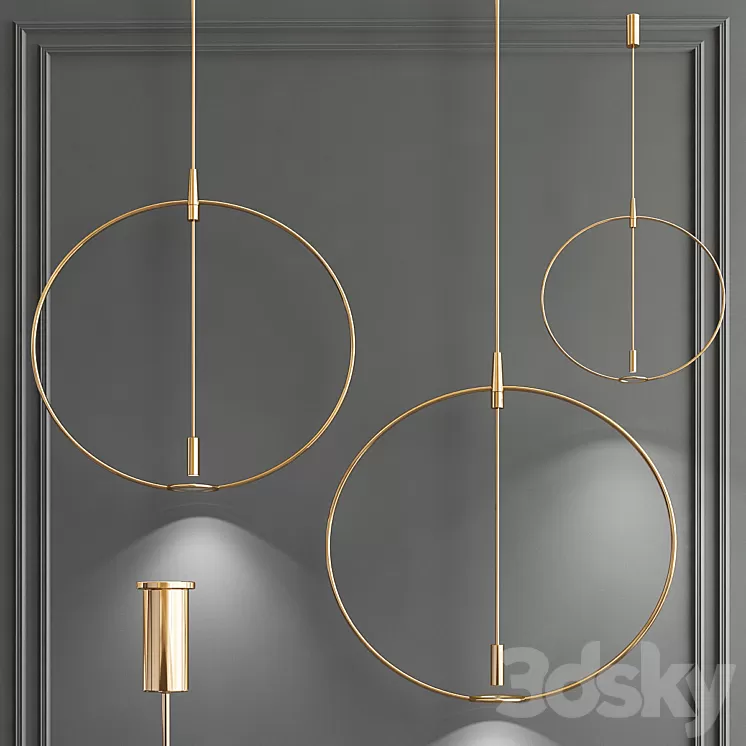 Magnifier Cceiling Lamp 3D Model