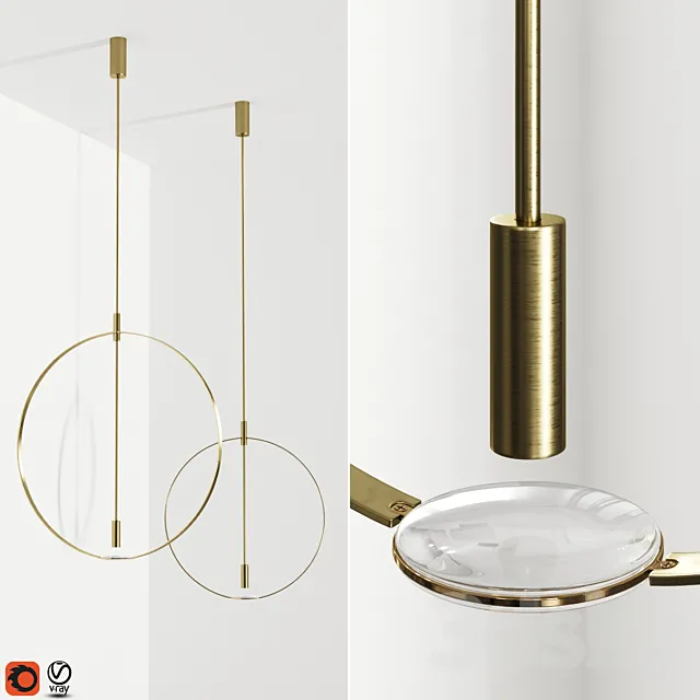 MAGNIFIER CEILING Formafantasma 3DModel MAGNIFIER CEILING Formafantasma 3DModel