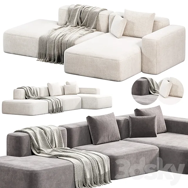 MAGS SOFT 25 SEATER Sofa by Hay sofas 3D Model MAGS SOFT 25 SEATER Sofa by Hay sofas 3D Model