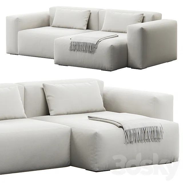 Mags Soft Corner 2seat Sofa by HAY 3D Model Mags Soft Corner 2seat Sofa by HAY 3D Model