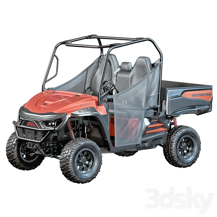 Mahindra Retriever 1000 3D Model Free Download