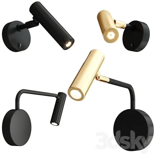 MAHO and MARU AROMAS wall lamps 3D Model MAHO and MARU AROMAS wall lamps 3D Model