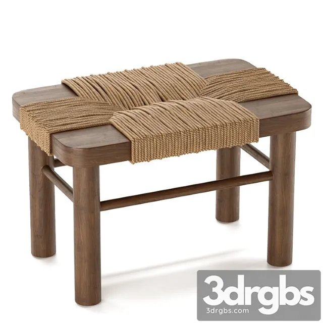 Mahogany woden rope stool Mahogany woden rope stool
