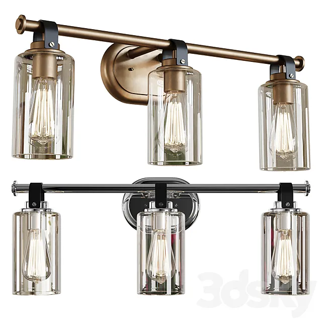 Maia Vanity Light 3 3D Model