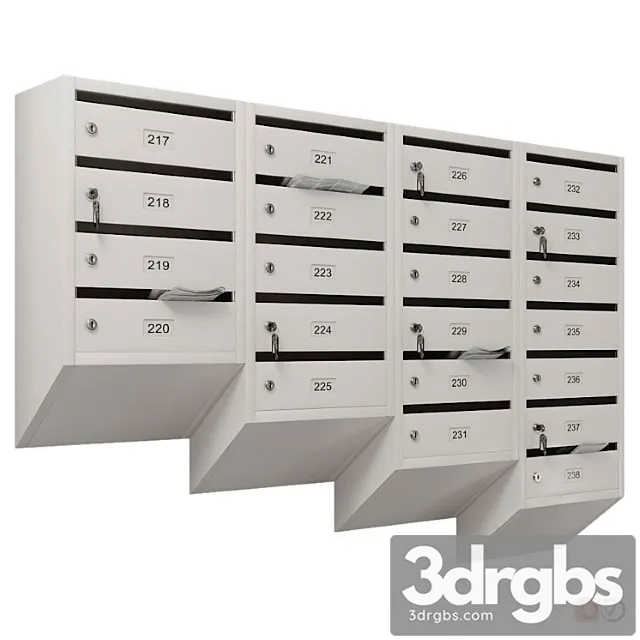 Mailbox 012 3D Model Download