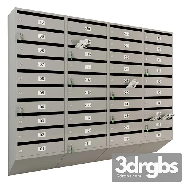 Mailbox (mailbox)  02 3D Model Download