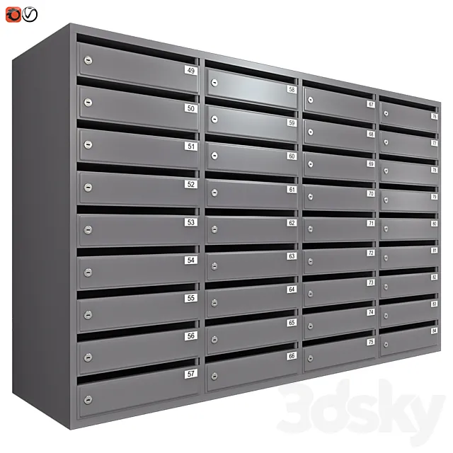 Mailbox_018 3D Model