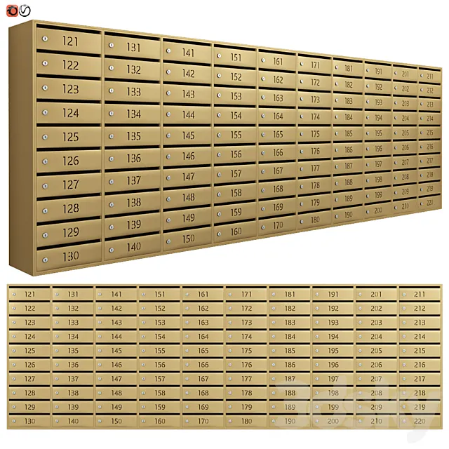 Mailbox_019 3D Model