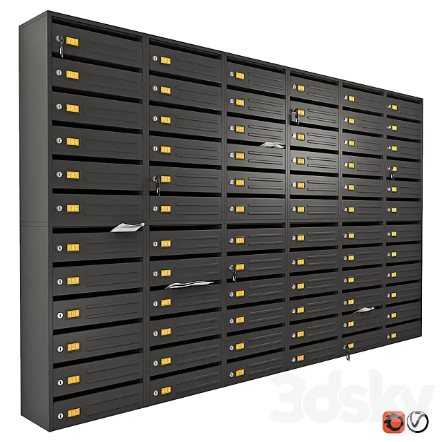 Mailbox_02 3DModel Mailbox_02 3DModel