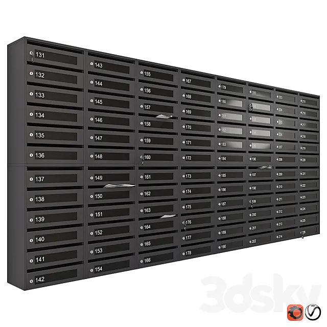 Mailbox_04 3D Model Mailbox_04 3D Model