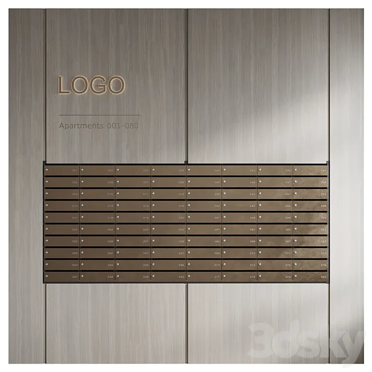 Mailboxes Modern 3D Model Free Download Mailboxes Modern 3D Model Free Download