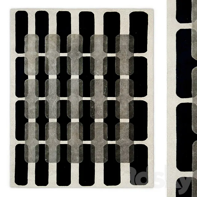 Maillon Rug by Roche Bobois 3D Model Maillon Rug by Roche Bobois 3D Model