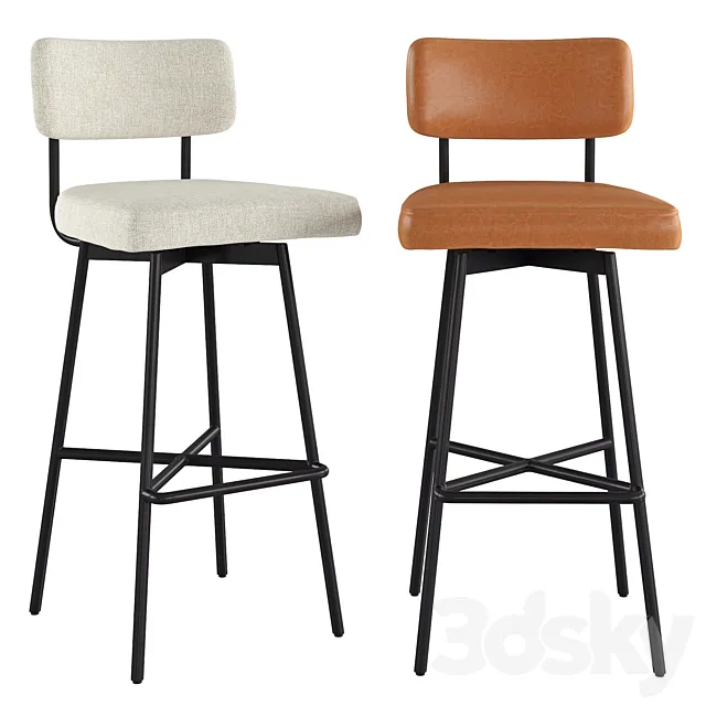 Maison Bar Stool 3D Model Maison Bar Stool 3D Model