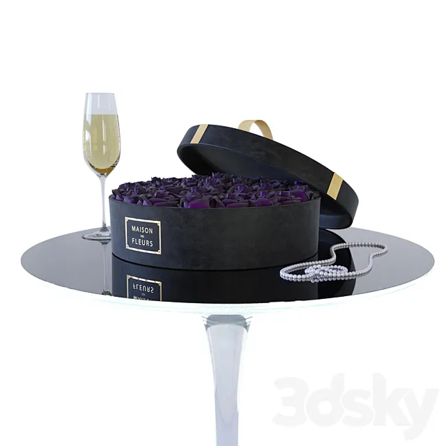 Maison des fleurs 3D Model Maison des fleurs 3D Model