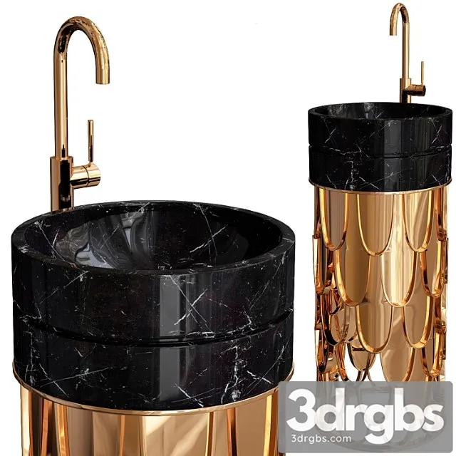 Maison Valentina Luxury Bathrooms Washbasin 2 1 3D Model Download Maison Valentina Luxury Bathrooms Washbasin 2 1 3D Model Download