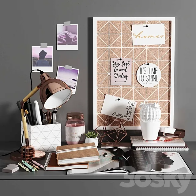 Maisons du Monde Blush Decor 3DModel