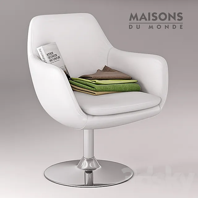 Maisons du Monde Ginko armchair 3DModel