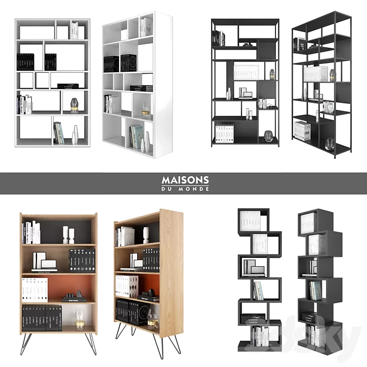 Maisons du Monde | set 10 3D Model Maisons du Monde | set 10 3D Model