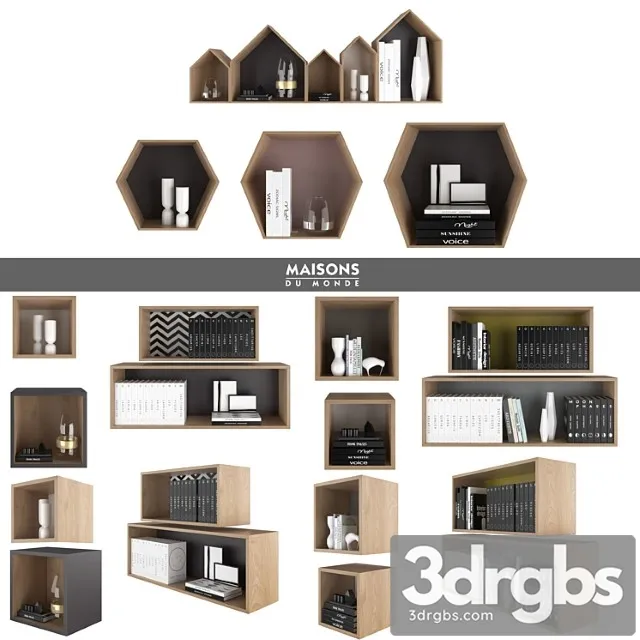 Maisons Du Monde Set 14 1 3D Model Download