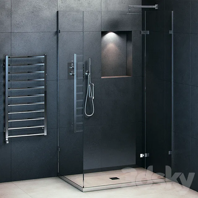 Majestic Showers Portofino fully equipped 3DModel Majestic Showers Portofino fully equipped 3DModel