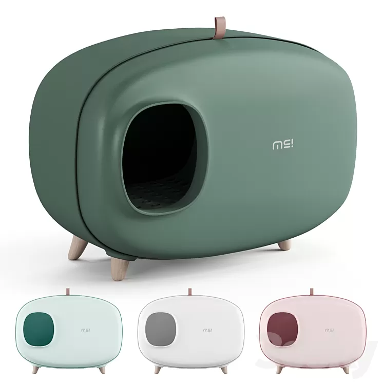 Makesure Cat Litter Box 3D Model