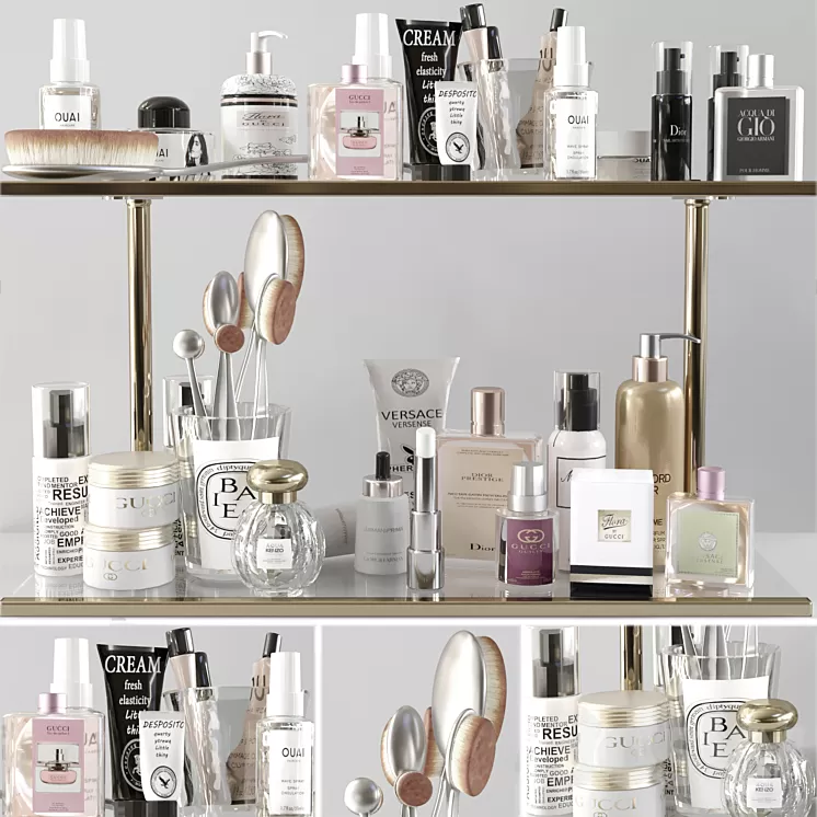 Makeup kit. Make up 3D Model