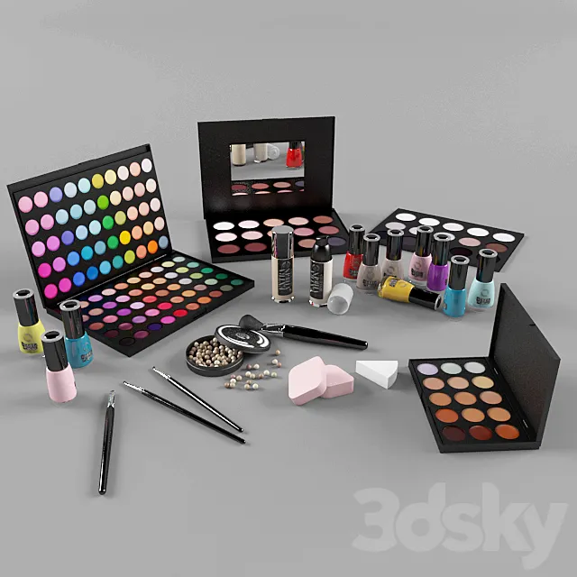 Makeup set 3D Model
