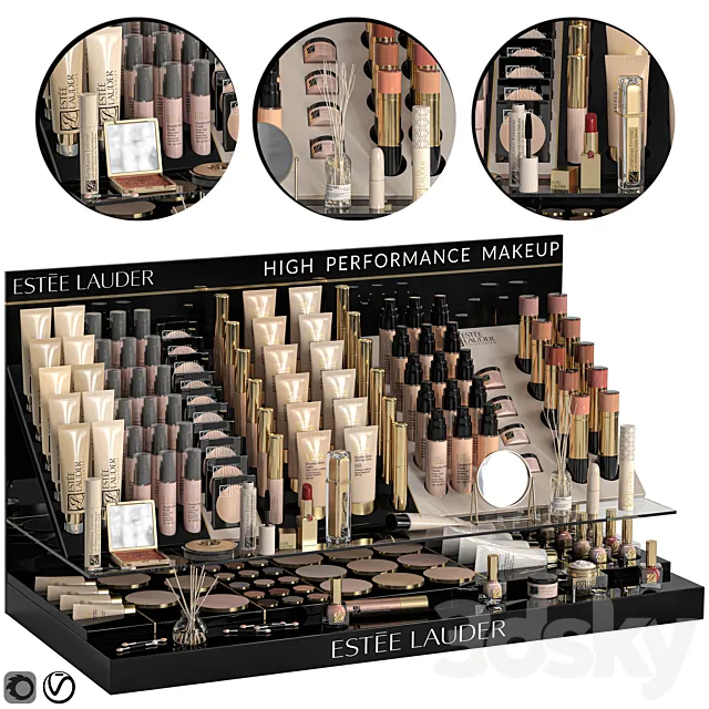 Makeup stand 02 3D Model