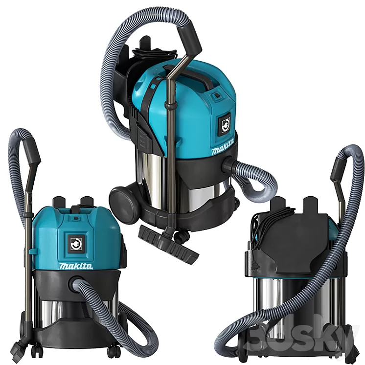 Makita Vacuum Cleaner 3D Model