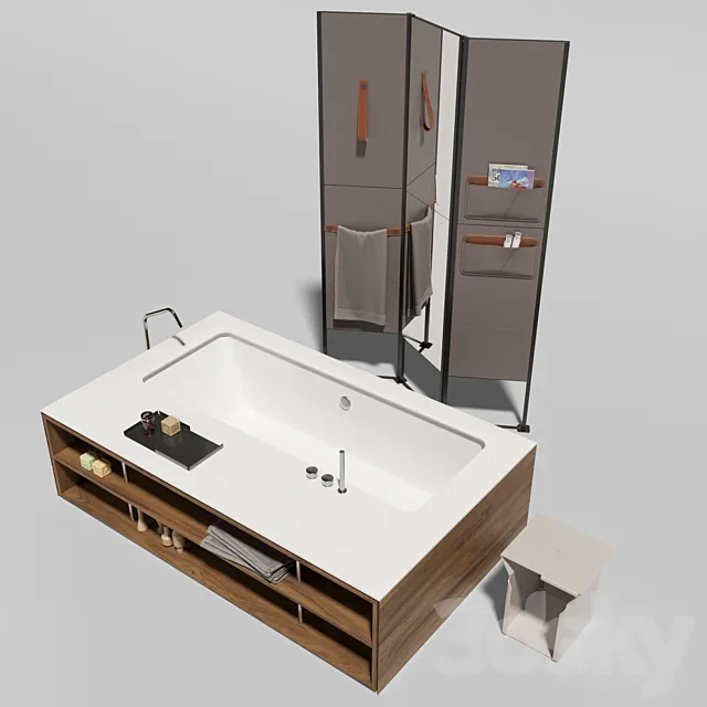 makro bathroom set 3D Model makro bathroom set 3D Model