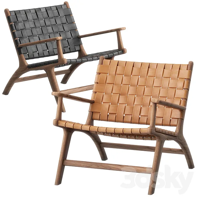 MALAND LEATHER ARMCHAIR 3DModel