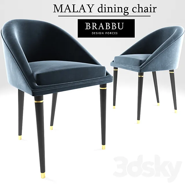 Malay dining chair 3DModel