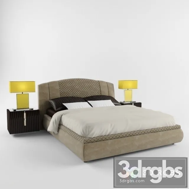 Malerba Red Carpet Bed 3D Model Download