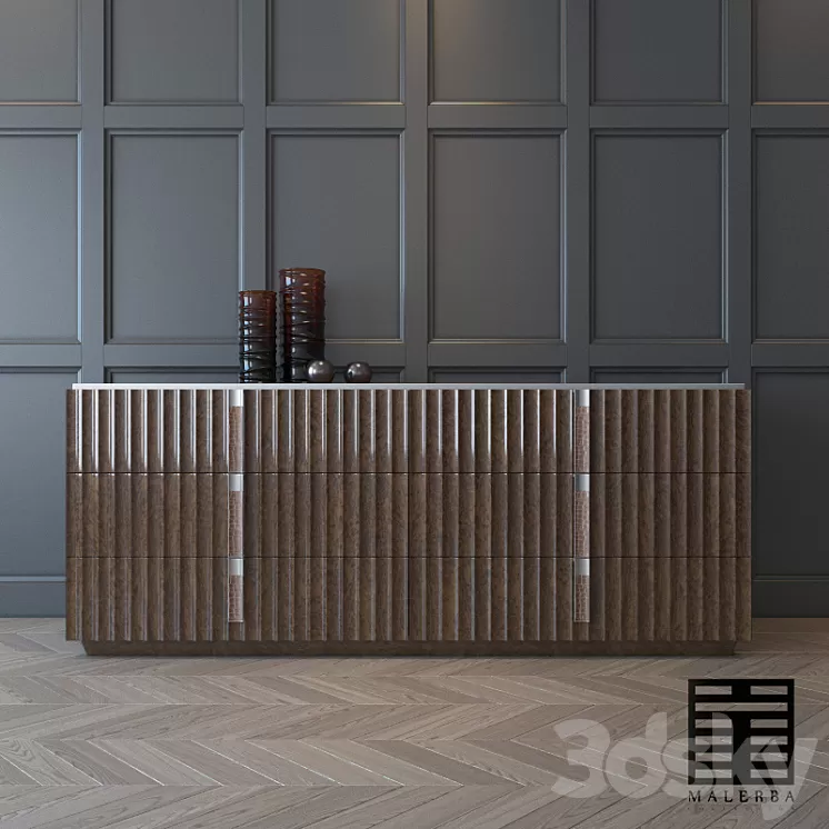 Malerba sideboard Red Carpet 3D Model