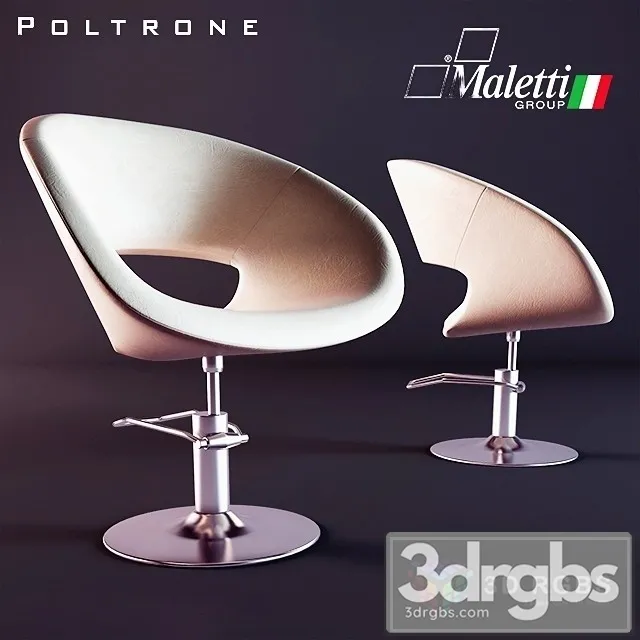 Maletti Tulipa Poltrone Chair 3D Model Download Maletti Tulipa Poltrone Chair 3D Model Download
