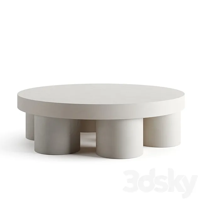 MALGORZATA BANY PILOTIS PLATTER CHALK 3D Model