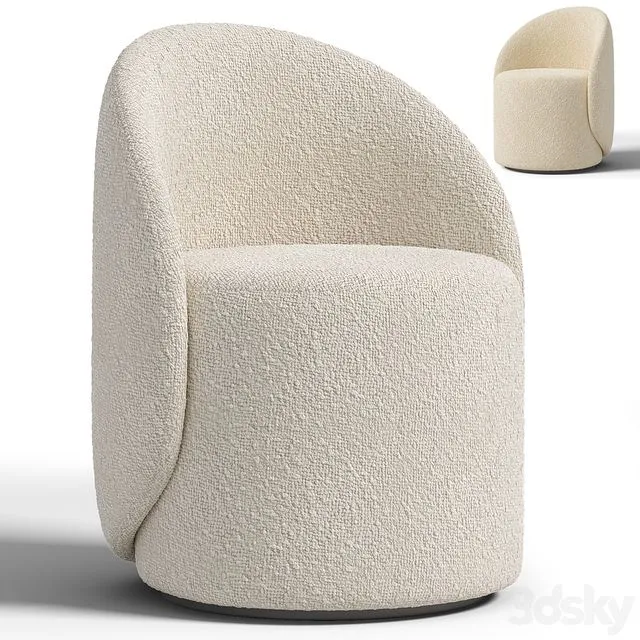 Malia Vanity Chair 3D Model Malia Vanity Chair 3D Model