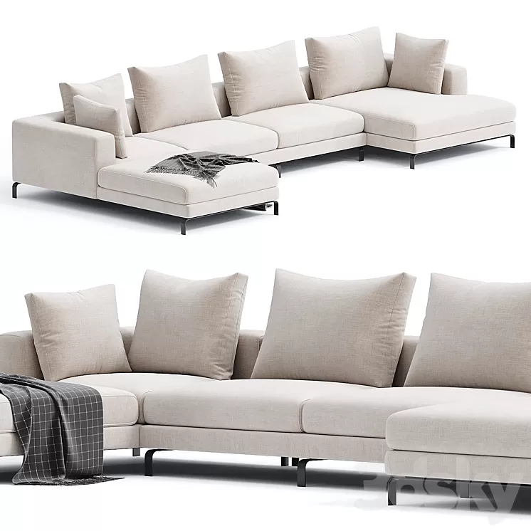 MALIBU | Sofa By Linteloo 3D Model