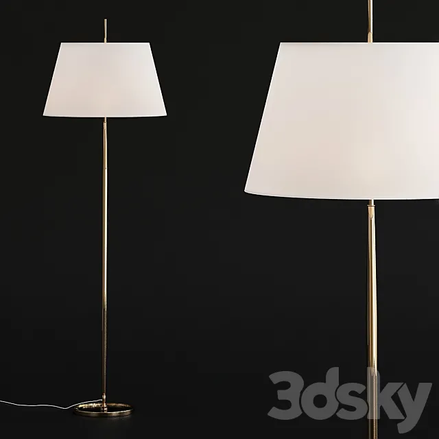 Malin Floor Lamp – Arteriors 3DModel Malin Floor Lamp – Arteriors 3DModel