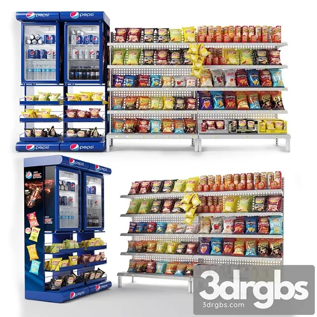 Mall display stand 3D Model Download