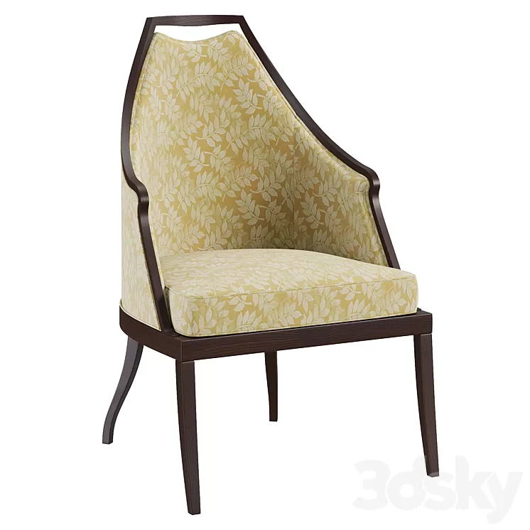 Malmaison Armchair by Bakerfurniture 3D Model Free Download