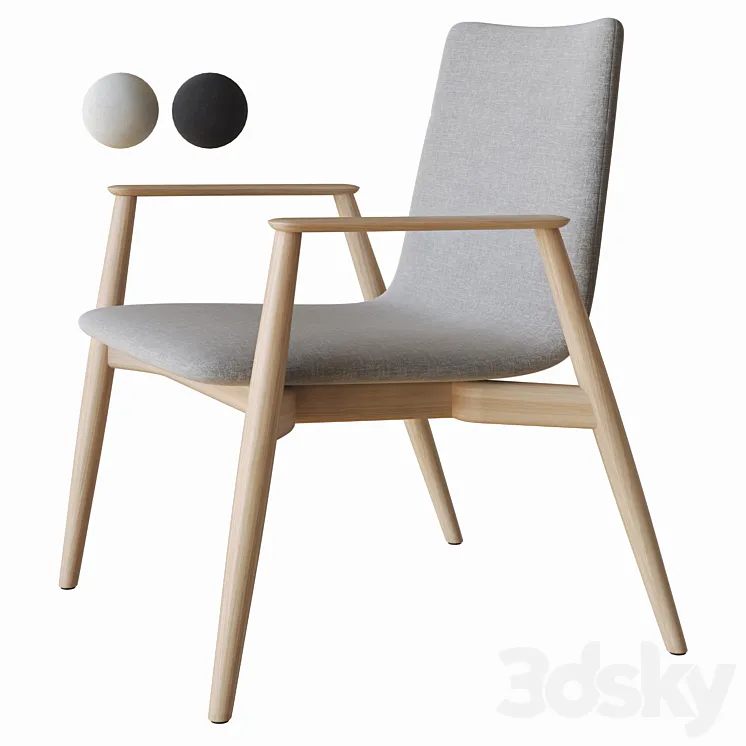 malmo armchair 3D Model Free Download