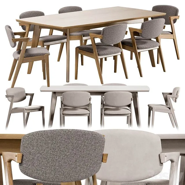 Malone Dining group 3D Model