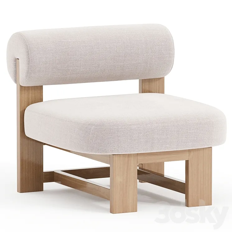 Malta Chair Piemont Oyster 3D Model Free Download